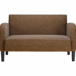 Accessoires Pour Canapés|Canapés-vidaXL Canapé causeuse 110 cm similicuir Marron