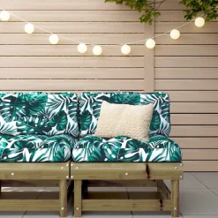 Mobilier De Jardin-vidaXL Canapé central de jardin bois de pin imprégné Naturel impregné