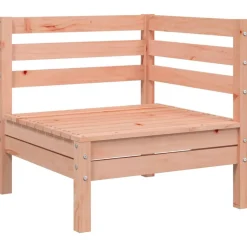 vidaXL Canapé d'angle de jardin bois massif douglas