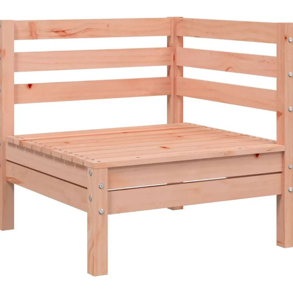 vidaXL Canapé d'angle de jardin bois massif douglas