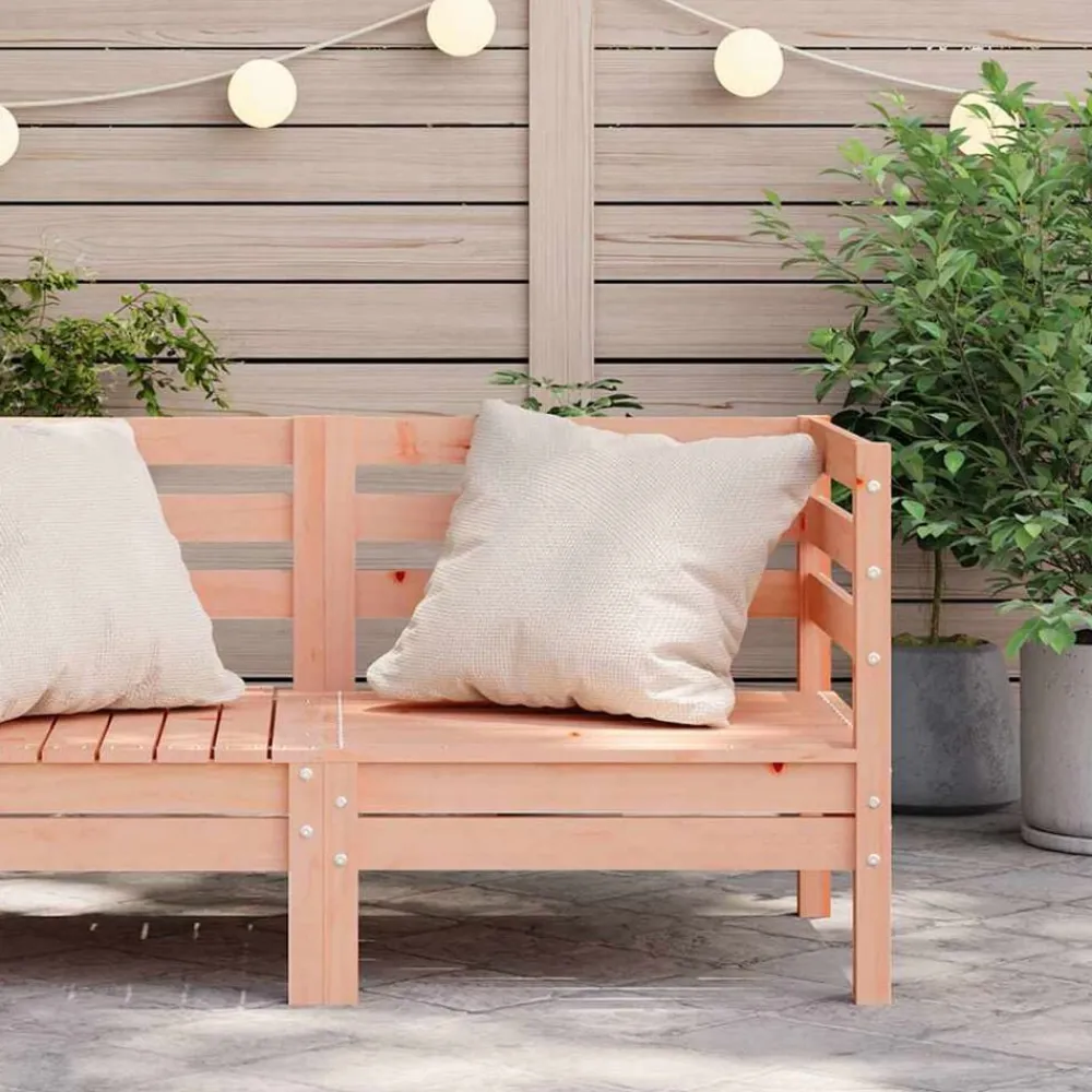 vidaXL Canapé d'angle de jardin bois massif douglas