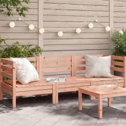 Mobilier De Jardin-vidaXL Canapé de jardin 3 places bois massif de douglas Douglas naturel