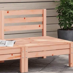 Mobilier De Jardin-vidaXL Canapé de jardin sans accoudoirs bois massif douglas Douglas naturel