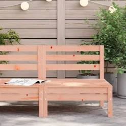 Mobilier De Jardin-vidaXL Canapé de jardin sans accoudoirs bois massif douglas Douglas naturel