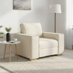 vidaXL Canapé Fauteuil Lin 100x78x84 cm
