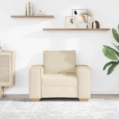 vidaXL Canapé Fauteuil Lin 100x78x84 cm