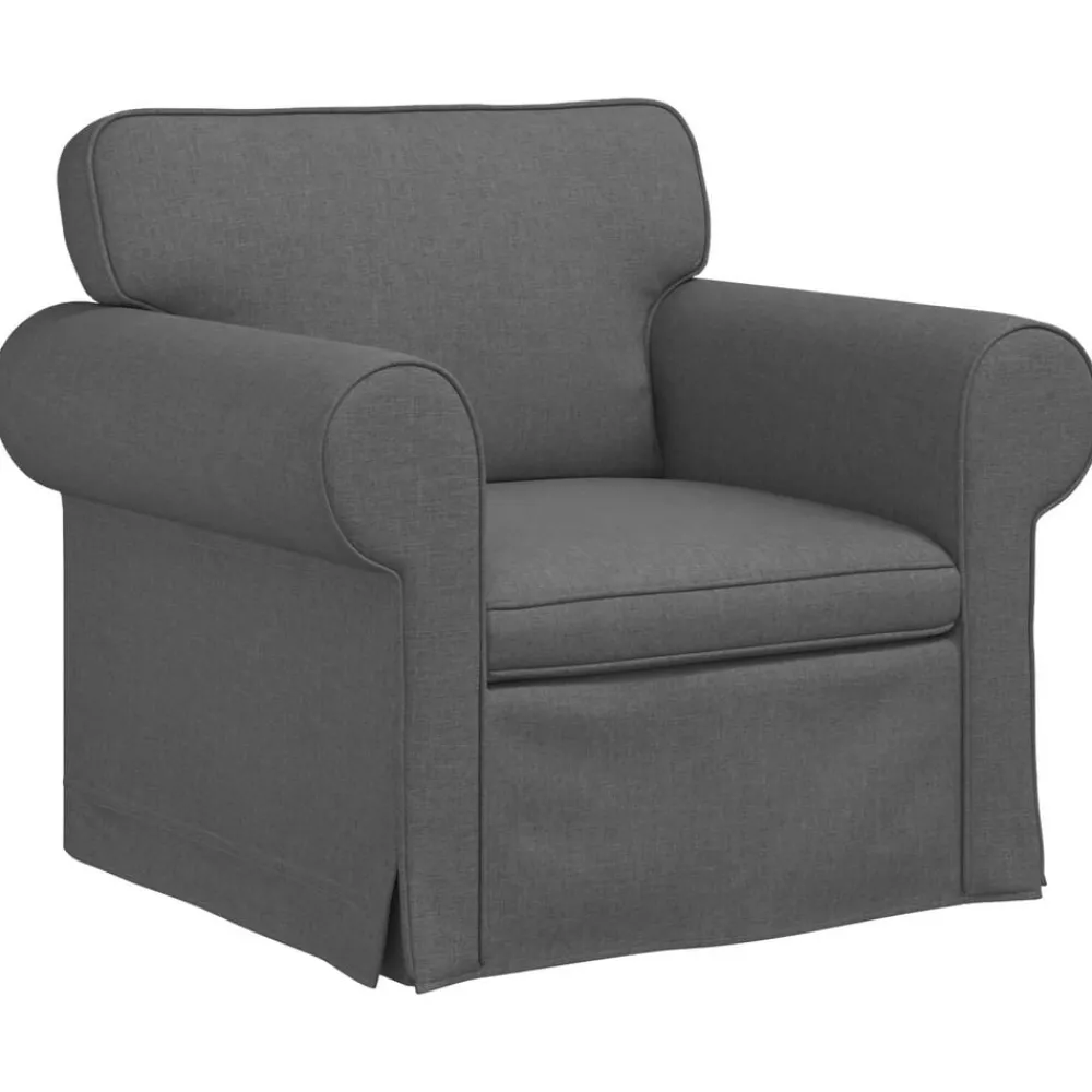 Accessoires Pour Canapés|Canapés-vidaXL Canapé 95 x 82 x 80 cm tissu Gris foncé
