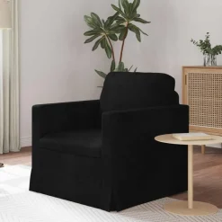 Accessoires Pour Canapés|Canapés-vidaXL Canapé 78 x 78 x 80 cm Velours Noir