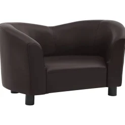 vidaXL Canapé pour chien 67x41x39 cm Similicuir