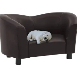 vidaXL Canapé pour chien 67x41x39 cm Similicuir