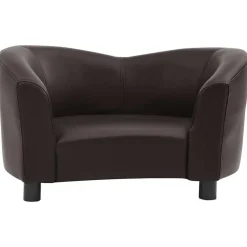 vidaXL Canapé pour chien 67x41x39 cm Similicuir