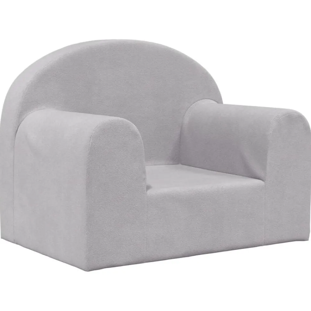 vidaXL Canapé pour enfants peluche douce