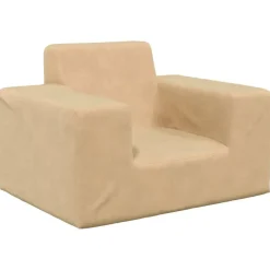 Mobilier Pour Bébés & Tout-Petits-vidaXL Canapé pour enfants Crème Peluche douce Crème