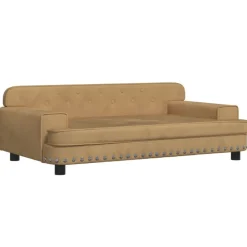 Mobilier Pour Bébés & Tout-Petits-vidaXL Canapé pour enfants 90x53x30 cm velours Marron
