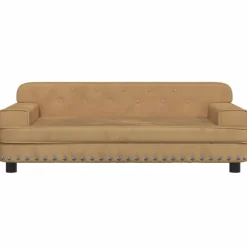 Mobilier Pour Bébés & Tout-Petits-vidaXL Canapé pour enfants 90x53x30 cm velours Marron