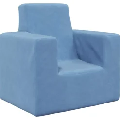 vidaXL Canapé pour enfants Peluche douce