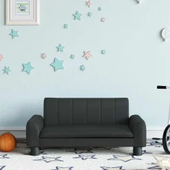 Mobilier Pour Bébés & Tout-Petits-vidaXL Canapé pour enfants 70x45x30 cm similicuir Noir