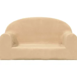 Mobilier Pour Bébés & Tout-Petits-vidaXL Canapé pour enfants 2 places crème peluche douce Crème