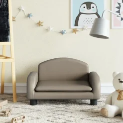Mobilier Pour Bébés & Tout-Petits-vidaXL Canapé pour enfants 50x40x30 cm similicuir Cappuccino