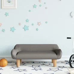 Mobilier Pour Bébés & Tout-Petits-vidaXL Canapé pour enfants 70x40x24 cm tissu Taupe