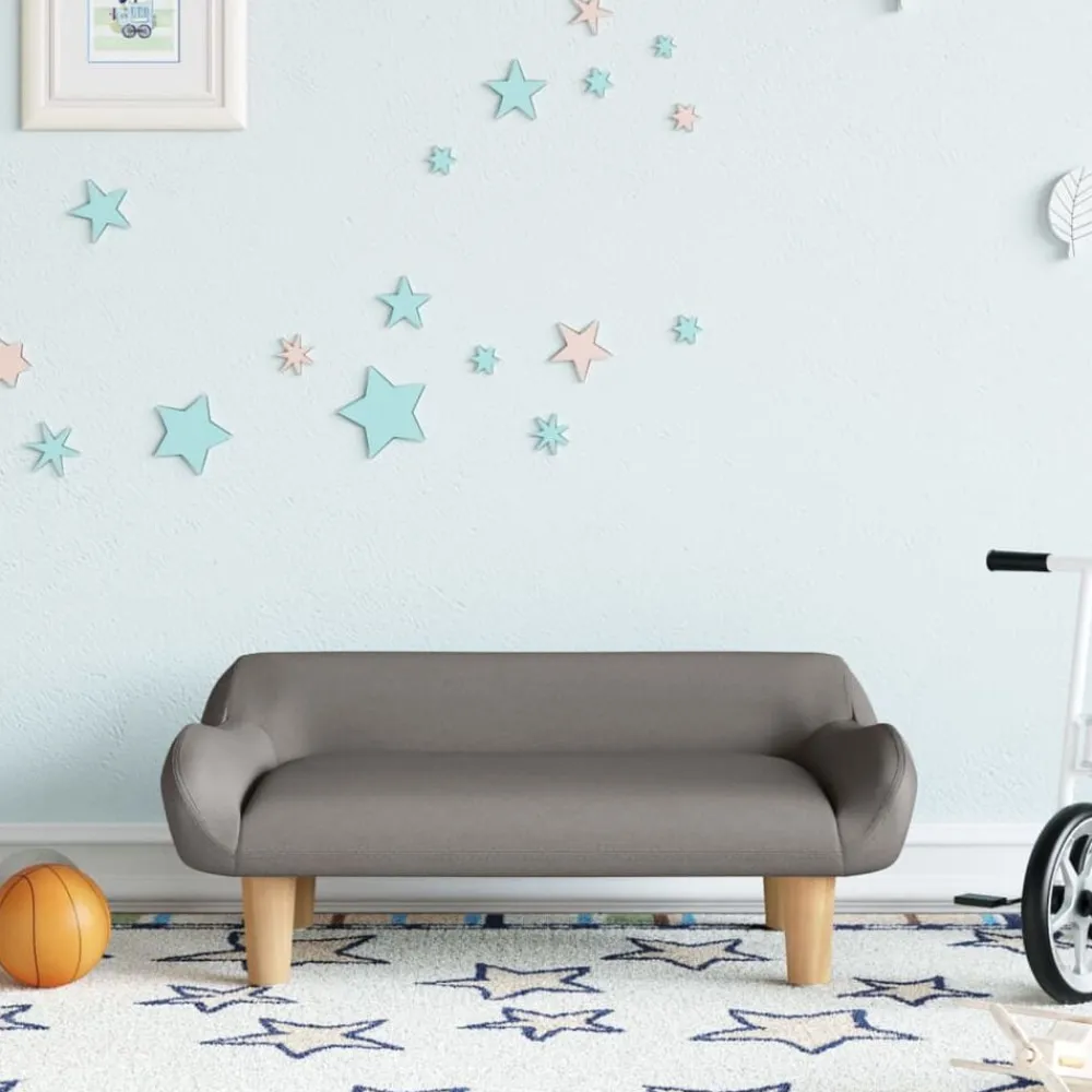 Mobilier Pour Bébés & Tout-Petits-vidaXL Canapé pour enfants 70x40x24 cm tissu Taupe