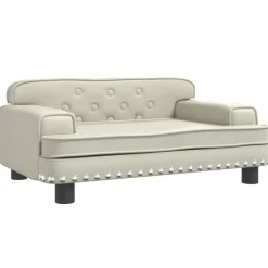 Mobilier Pour Bébés & Tout-Petits-vidaXL Canapé pour enfants crème 70x45x30 cm similicuir Crème