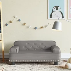 vidaXL Canapé pour enfants 70x45x30 cm similicuir