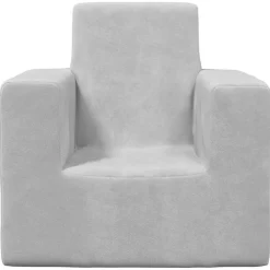 Mobilier Pour Bébés & Tout-Petits-vidaXL Canapé pour enfants Peluche douce Gris clair