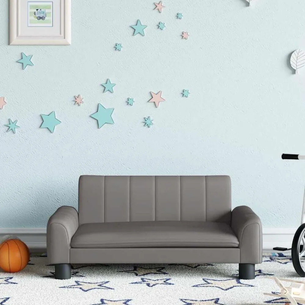 vidaXL Canapé pour enfants 70x45x30 cm similicuir