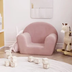 vidaXL Canapé pour enfants Peluche douce