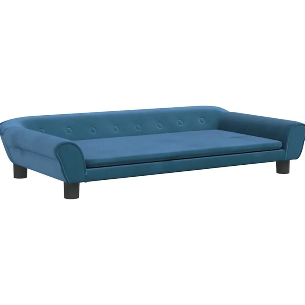 Mobilier Pour Bébés & Tout-Petits-vidaXL Canapé pour enfants 100x50x26 cm velours Bleu