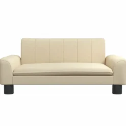 Mobilier Pour Bébés & Tout-Petits-vidaXL Canapé pour enfants crème 70x45x30 cm tissu Crème