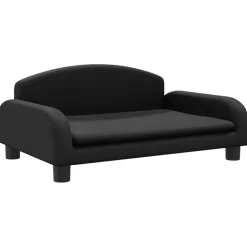 Mobilier Pour Bébés & Tout-Petits-vidaXL Canapé pour enfants 70x45x30 cm similicuir Noir