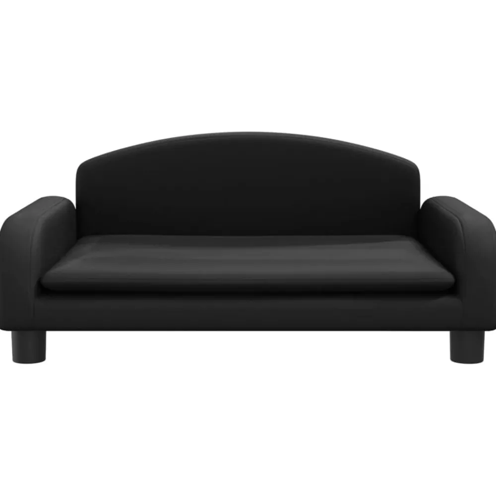 Mobilier Pour Bébés & Tout-Petits-vidaXL Canapé pour enfants 70x45x30 cm similicuir Noir