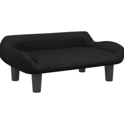 Mobilier Pour Bébés & Tout-Petits-vidaXL Canapé pour enfants 70x40x24 cm velours Noir