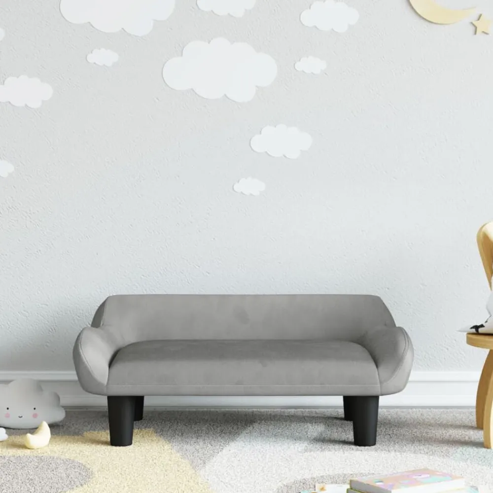 vidaXL Canapé pour enfants 70x40x24 cm velours