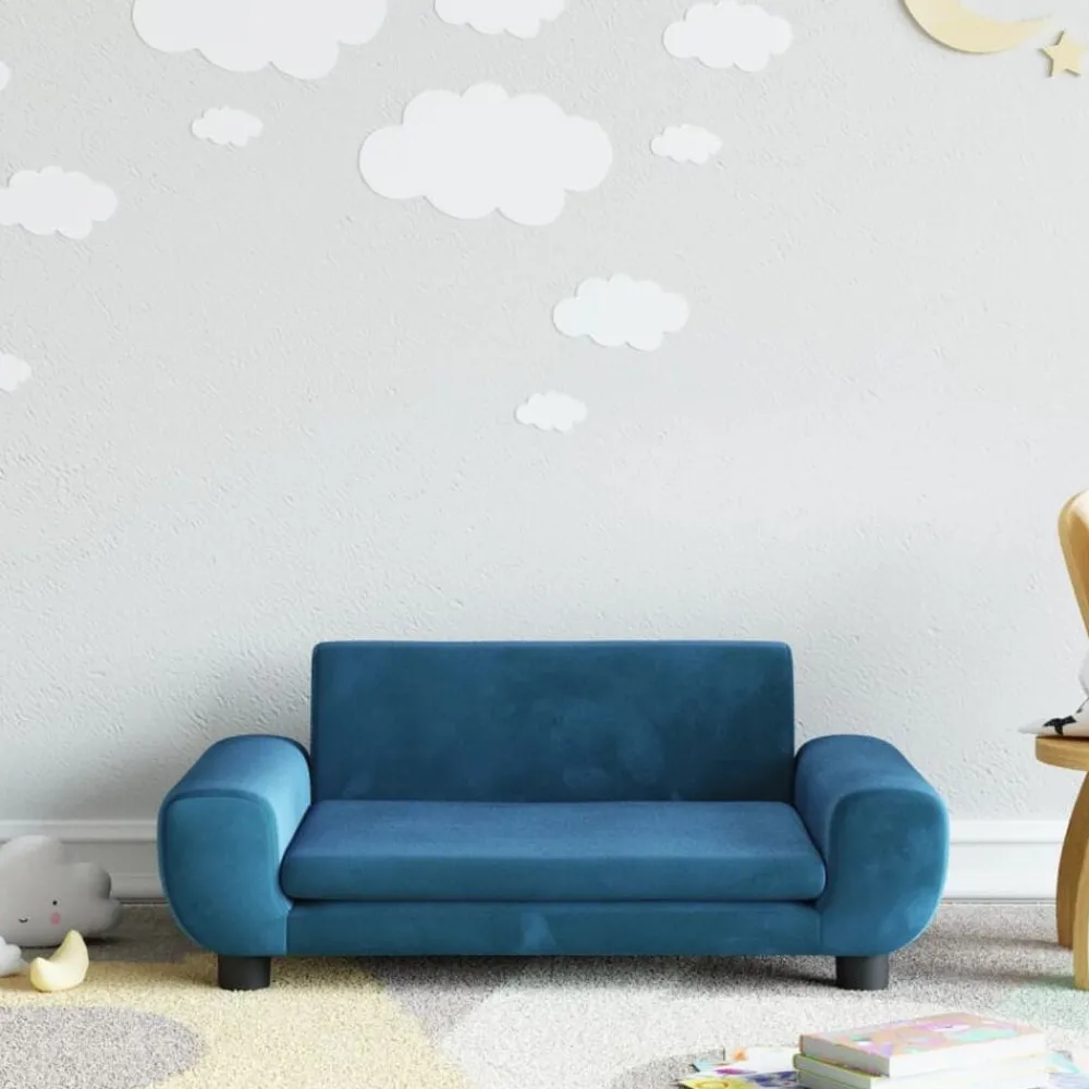 vidaXL Canapé pour enfants 70x45x33 cm velours