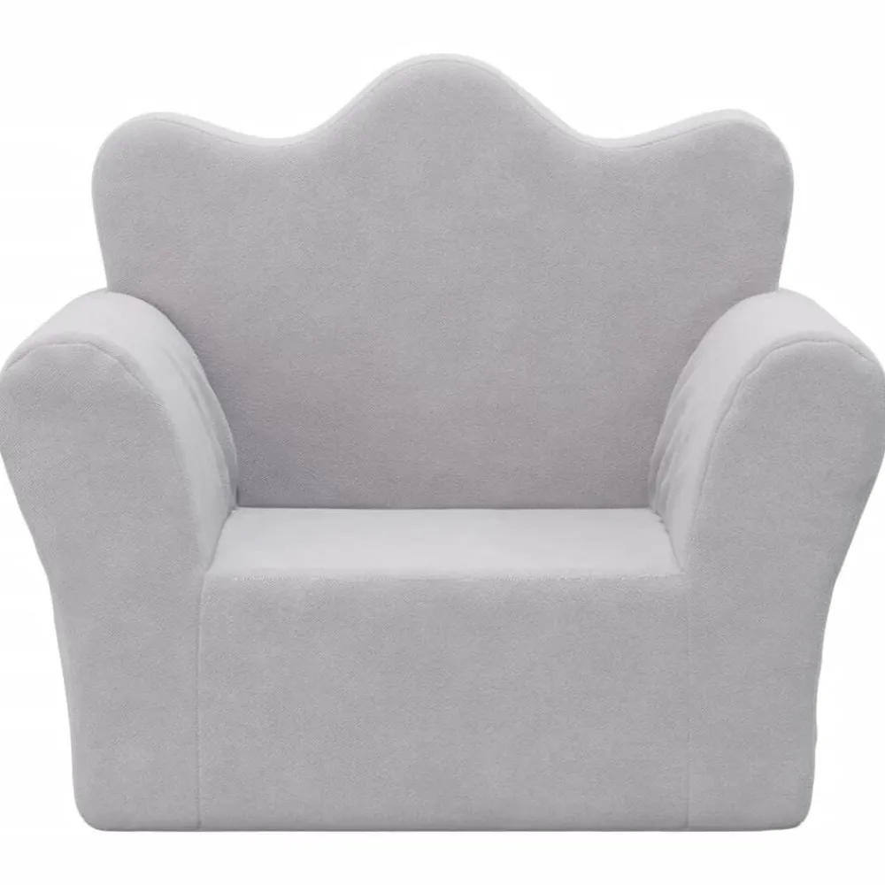 vidaXL Canapé pour enfants peluche douce
