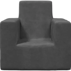 Mobilier Pour Bébés & Tout-Petits-vidaXL Canapé pour enfants Peluche douce Anthracite