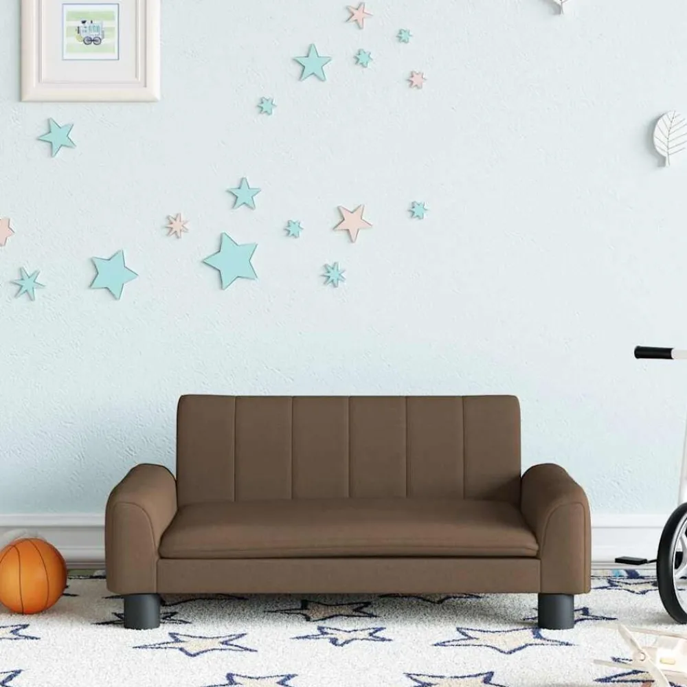 vidaXL Canapé pour enfants 70x45x30 cm tissu