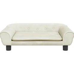 Mobilier Pour Bébés & Tout-Petits-vidaXL Canapé pour enfants crème 70x45x26 cm velours Crème
