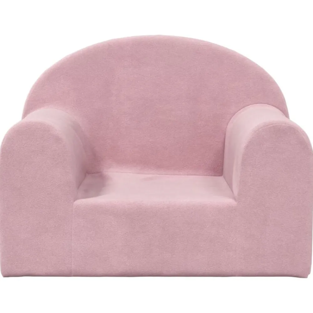Mobilier Pour Bébés & Tout-Petits-vidaXL Canapé pour enfants peluche douce Rose