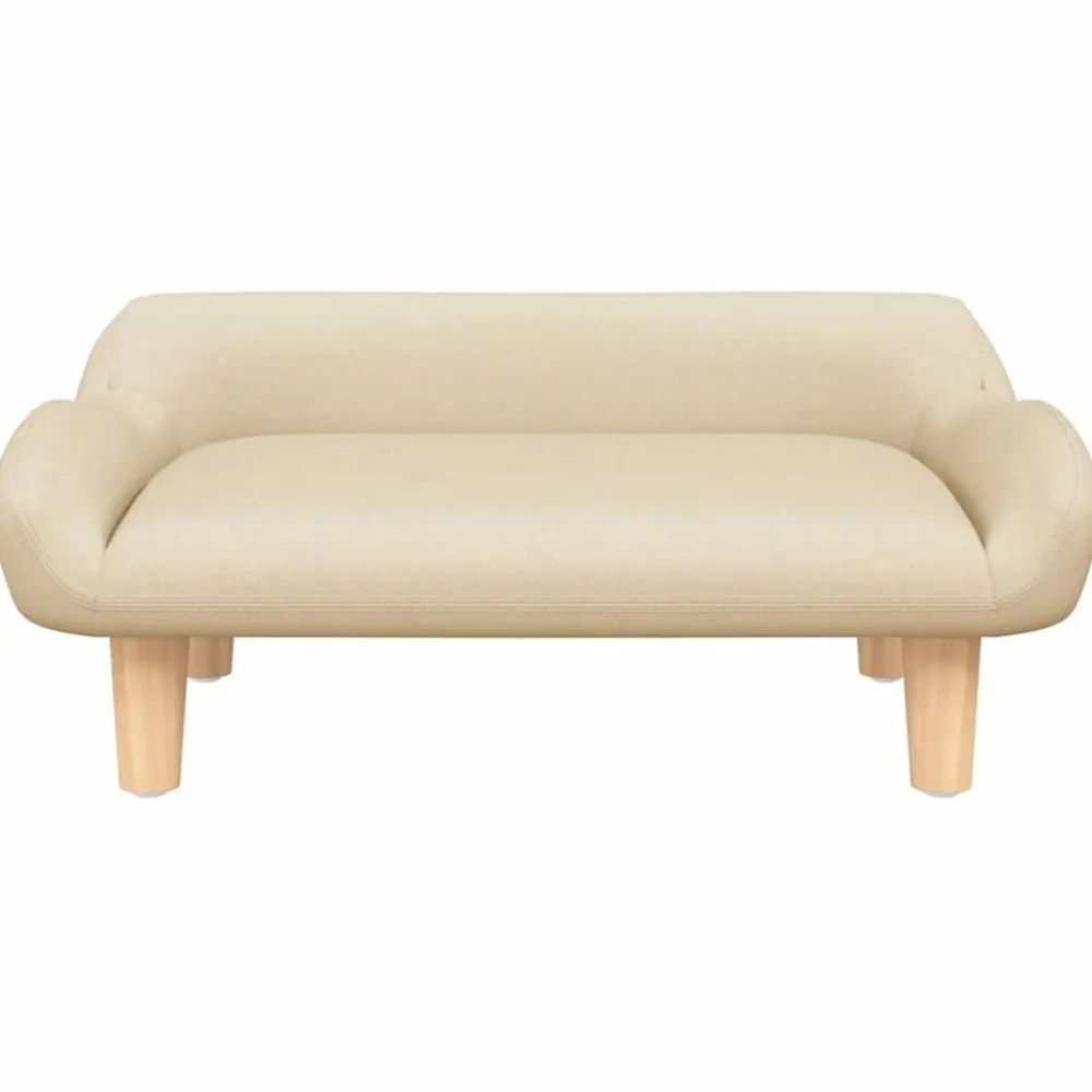 Mobilier Pour Bébés & Tout-Petits-vidaXL Canapé pour enfants crème 70x40x24 cm tissu Crème