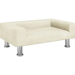Mobilier Pour Bébés & Tout-Petits-vidaXL Canapé pour enfants crème 70x45x26,5 cm velours Crème