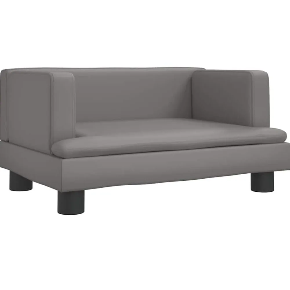 Mobilier Pour Bébés & Tout-Petits-vidaXL Canapé pour enfants 60x40x30 cm similicuir Gris