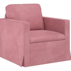 vidaXL Canapé 78 x 78 x 80 cm Velours