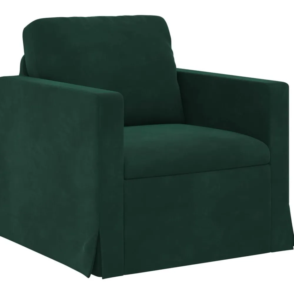 vidaXL Canapé 78 x 78 x 80 cm Velours