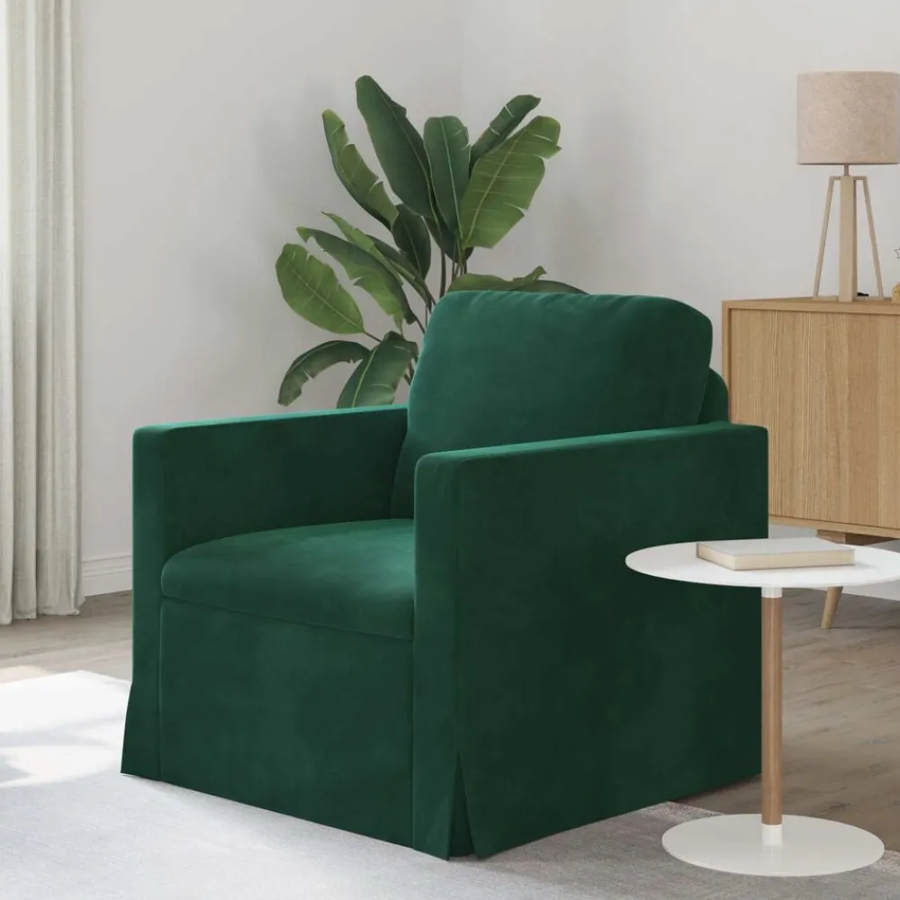 vidaXL Canapé 78 x 78 x 80 cm Velours