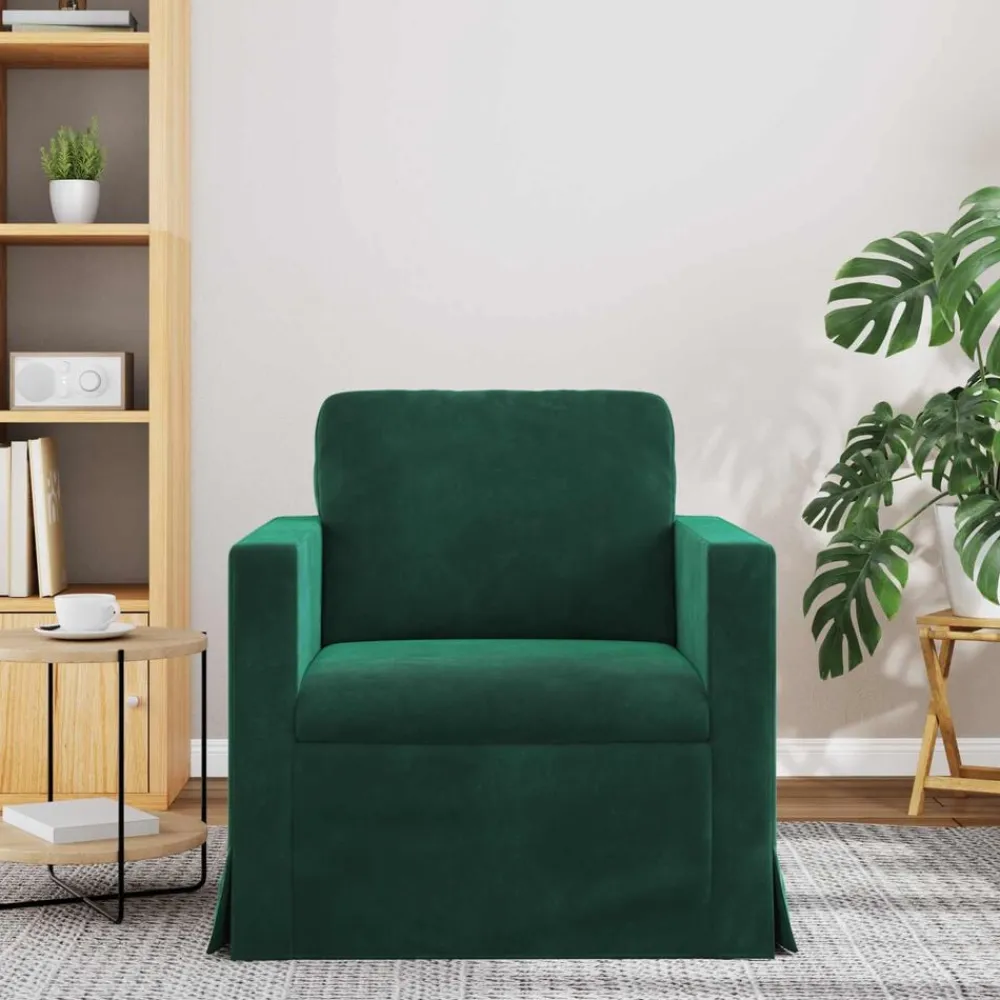 vidaXL Canapé 78 x 78 x 80 cm Velours