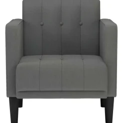 vidaXL Canapé-chaise accoudoirs 53 cm tissu
